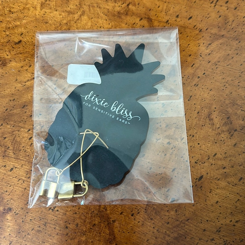 Dixie Bliss “We are Like Locks” dangle earrings